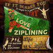 Love Ziplining Quilt Blanket Bedding Set