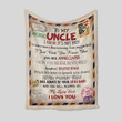 Customizable Uncle And Auntie Blanket Set , Bedroom Decor