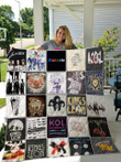 Kings Of Leon Tshirt Quilt Bedding Set Blanket , Great For Bedroom Decor And Family Gifts