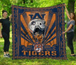 Auburn Tigers Quilt Blanket Bedding Set Personalized For Home Decoration And Family Gifts