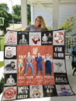 Personalized Letterkenny Tshirt Signature Quilt Bedding Set Blanket, Great For Bedroom Decor And Family Gifts