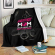 Hair Stylist Mom Sherpa Fleece Blanket Gifts For Family, For Couple