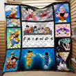 Dragon Ball Friends Quilt Blanket Bedding Set For Fans