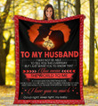 To My Husband I Love You So Much From Wife Sherpa Fleece Blanket Gifts For Family, For Couple