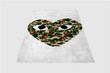 Bape Comme Army Sherpa Fleece Blanket Gifts For Family, For Couple