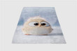 Snowy Owl Sherpa Fleece Blanket Gifts For Family, For Couple