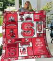 N.C. State Wolfpack Ncaa Collection Green Quilt Blanket Bedding Set