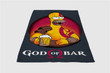God Of Bar Simpson Sherpa Fleece Blanket Gifts For Family, For Couple