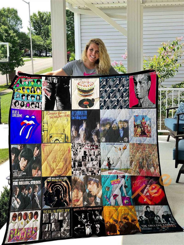 The Rolling Stones Quilt Blanket Bedding Set