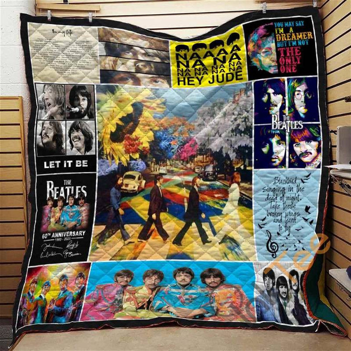 The Beatles Quote Quilt Blanket Bedding Set