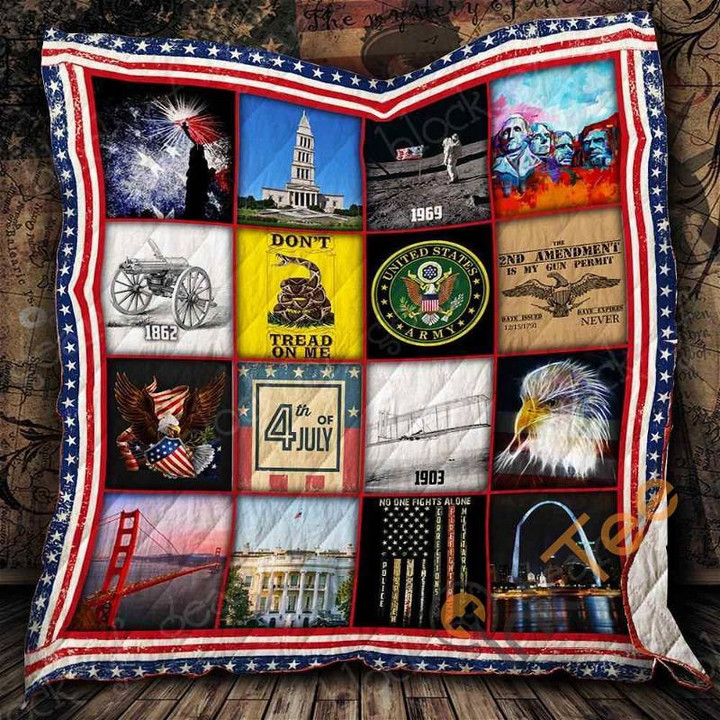 Proud To Be An American Quilt Blanket Bedding Set