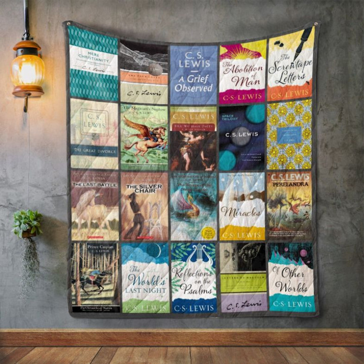 C. S. Lewis Books Quilt Blanket Bedding Set For Home DeCor