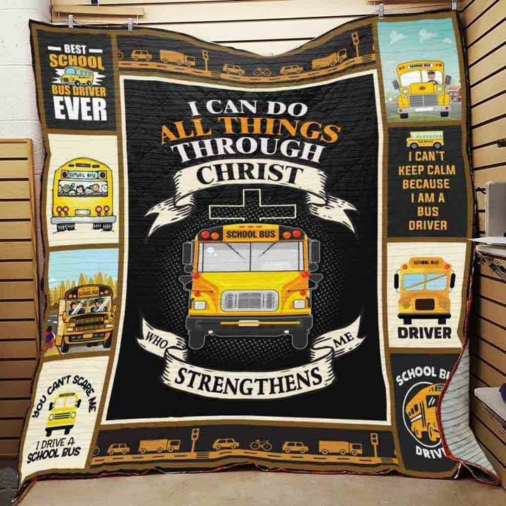 Customized Bus Driver Quilt Blanket Bedding Set For Home Decoration