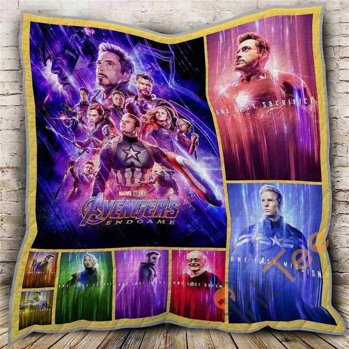 Avengersendgame Quilt Blanket Bedding Set