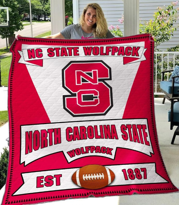 Quilt Blanket Bedding Set Nc State Wolfpack For Home DeCor