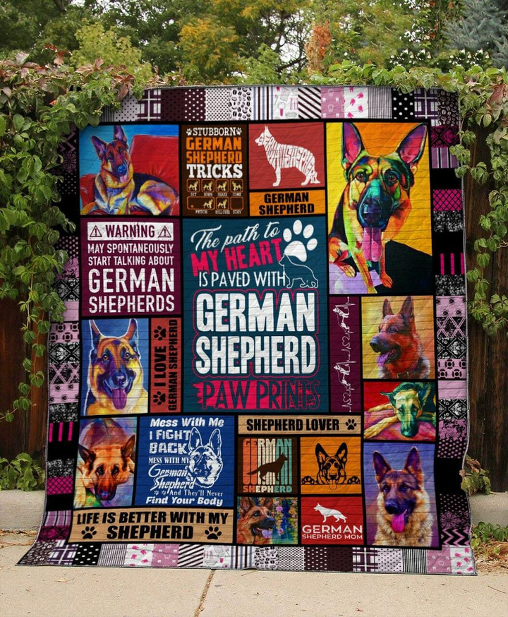 German Shepherd Life Is Better With Your Shepherd Quilt Bedding Set Blanket
