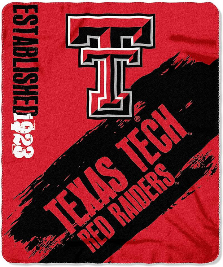 Ncaa Printed Texas Tech Red Raiders Sherpa Blanket Fleece Blanket Gifts For Fans