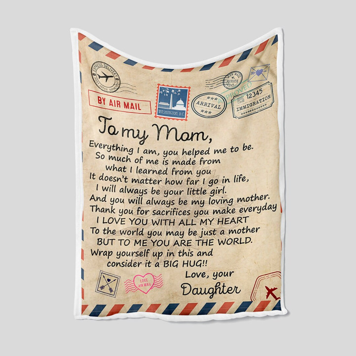 Mother Personalized Quilt Bedding Set Blanket For Mom , Perfect Gifts For Family And Home Decoration