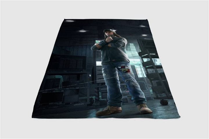 Raymond Watch Dogs Sherpa Fleece Blanket Gifts For Family, For Couple