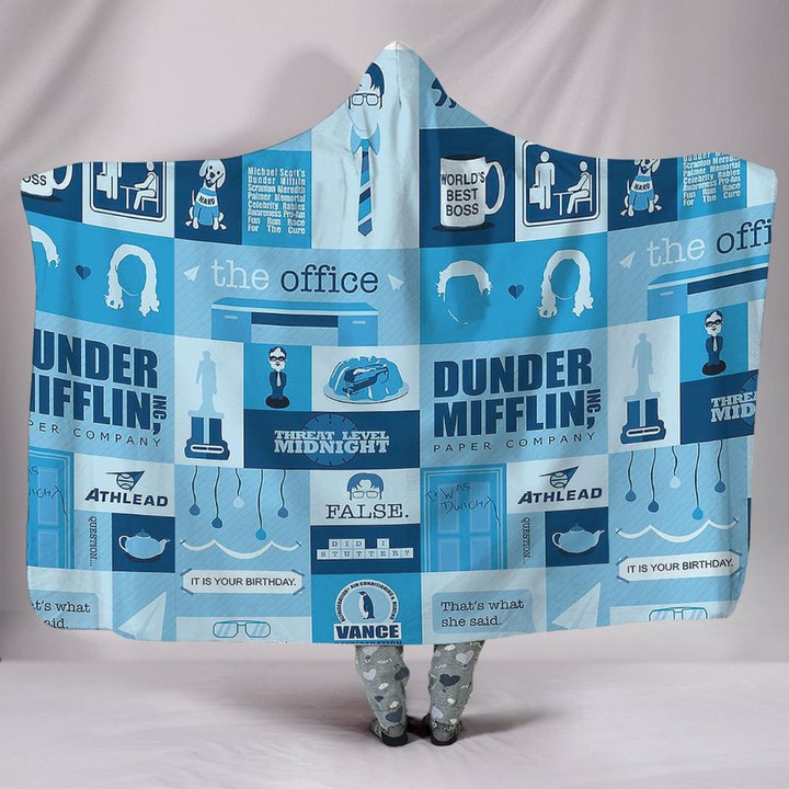 Dunder Mifflin Company The Office Quilt Blanket Bedding Set