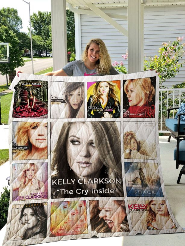 The Cry Inside Kelly Clarkson Albums For Fans Ver Collection Quilt Blanket Bedding Set