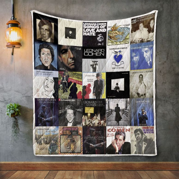 Leonard Cohen Classic Quilt Blanket Bedding Set