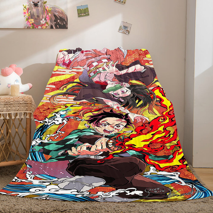 Anime Demon Slayer Cosplay Blanket 655