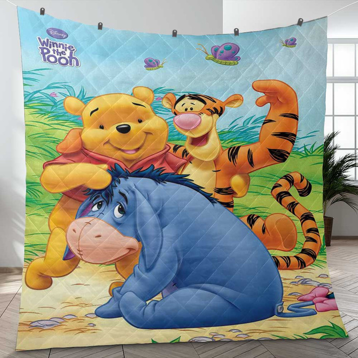 Love Friends Winnie-The-Pooh Disney Gifts Lover Blanket ,Winnie-The-Pooh Blanket
