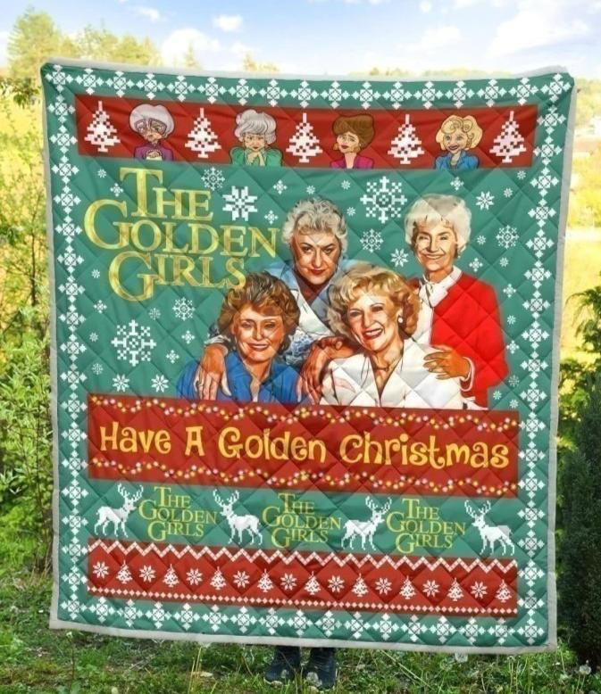 The Golden Girls Blanket Have A Golden Christmas, Gift For Fan Blanket