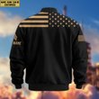 Premium Custom US Army Veteran Bomber Jacket VPVC802401, Gifts For US Army Veteran, Gifts On Father's Day, Veterans Day.