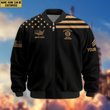 Premium Custom Vietnam Veteran Bomber Jacket VPVC802406, Gifts For Vietnam Veteran, Gifts On Father's Day, Veterans Day.