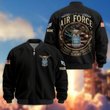 Premium Custom USAF Veteran Bomber Jacket VPVC803004, Gifts For US Air Force Veteran, Gifts On Father's Day, Veterans Day.