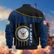 Premium US Navy Veteran Bomber Jacket VPVC803502, Gifts For US Navy Veteran, Gifts On Father's Day, Veterans Day.