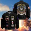 Premium Custom USCG Veteran Bomber Jacket VPVC803605, Gifts For Coast Guard Veteran, Gifts On Father's Day, Veterans Day.