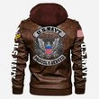 Premium Custom US Navy Veteran Leather Jacket VPVC702154, Gifts For Navy Veteran, Gifts On Father's Day, Veterans Day.