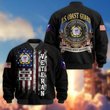 Premium Custom USCG Veteran Bomber Jacket VPVC804505, Gifts For Coast Guard Veteran, Gifts On Father's Day, Veterans Day.