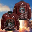 Premium Custom US Veteran Bomber Jacket VPVC804607, Gifts For US Veteran, Gifts On Father's Day, Veterans Day.