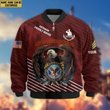 Premium Custom US Veteran Bomber Jacket VPVC804607, Gifts For US Veteran, Gifts On Father's Day, Veterans Day.