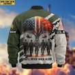 Premium Custom US Army Veteran Bomber Jacket VPVC805201, Gifts For US Army Veteran, Gifts On Father's Day, Veterans Day.
