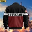 Premium Custom US Veteran Bomber Jacket VPVC805307, Gifts For US Veteran, Gifts On Father's Day, Veterans Day.
