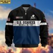 Premium Custom US Seabees Bomber Jacket VPVC805309, Gifts For Seabees Veteran, Gifts On Father's Day, Veterans Day.