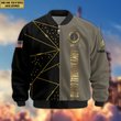Premium Custom US Army National Guard Veteran Bomber Jacket VPVC806008, Gifts For Army National Guard Veteran, Gifts On Father's Day, Veterans Day.