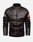Premium Custom USMC Veteran Leather Jacket VPVC702322, Gifts For Marine Veteran, Gifts On Father's Day, Veterans Day.