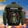 Premium Custom US Army Veteran Bomber Jacket VPVC807901, Gifts For US Army Veteran, Gifts On Father's Day, Veterans Day.
