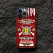 Premium Custom Vietnam Veteran Phone Case VPVC507676, Gifts For Vietnam Veterans, Best Gifts On Father's Day, Veterans Day.