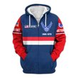Premium Custom USAF Zip Up Hoodie VPVC609534, Gifts For Air Force Veteran, Gifts For Veterans Day.