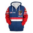 Premium Custom US Veteran Zip Up Hoodie VPVC609537, Gifts For US Veteran, Gifts For Veterans Day.