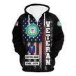 Premium Custom USCG Zip Up Hoodie VPVC609555, Gifts For Coast Guard Veteran, Gifts For Veterans Day.