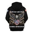 Premium Custom Army National Guard Zip Up Hoodie VPVC609558, Gifts For Army National Guard Veteran, Gifts For Veterans Day.