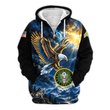 Premium Custom US Army Zip Up Hoodie VPVC609571, Gifts For Army Veteran, Gifts For Veterans Day.